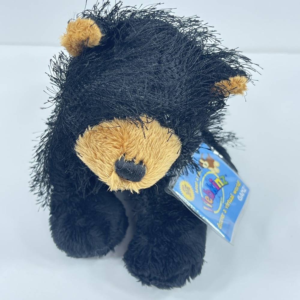 Webkinz Black Bear Plush Toy Soft #H0004 Retired **UNSURE IF CODE IS USED**
